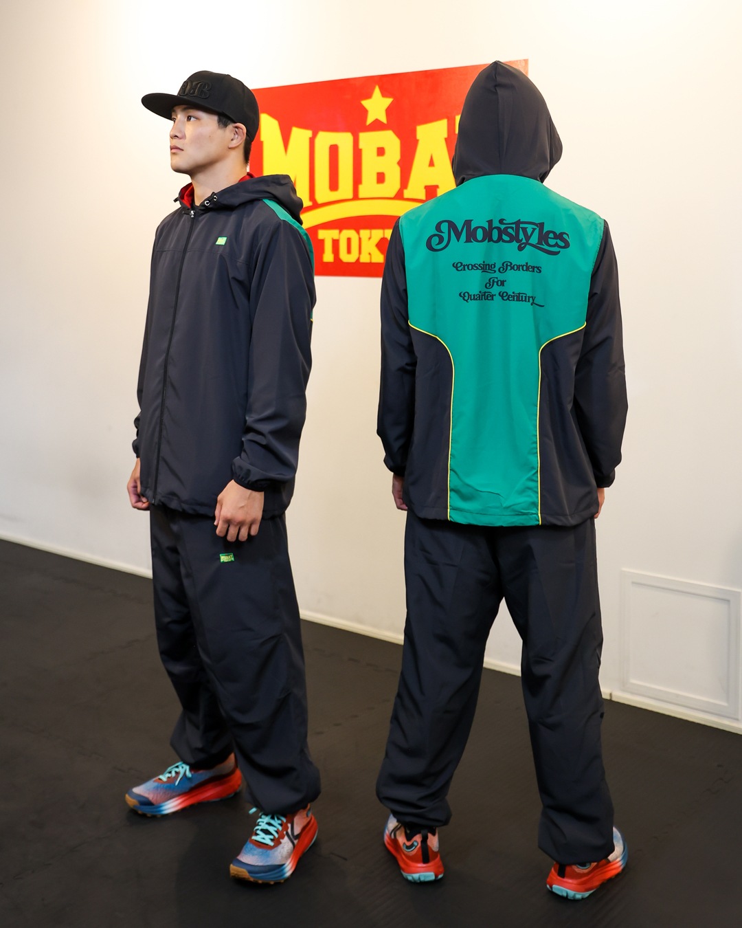 NYLON TRACKSUIT TOPS