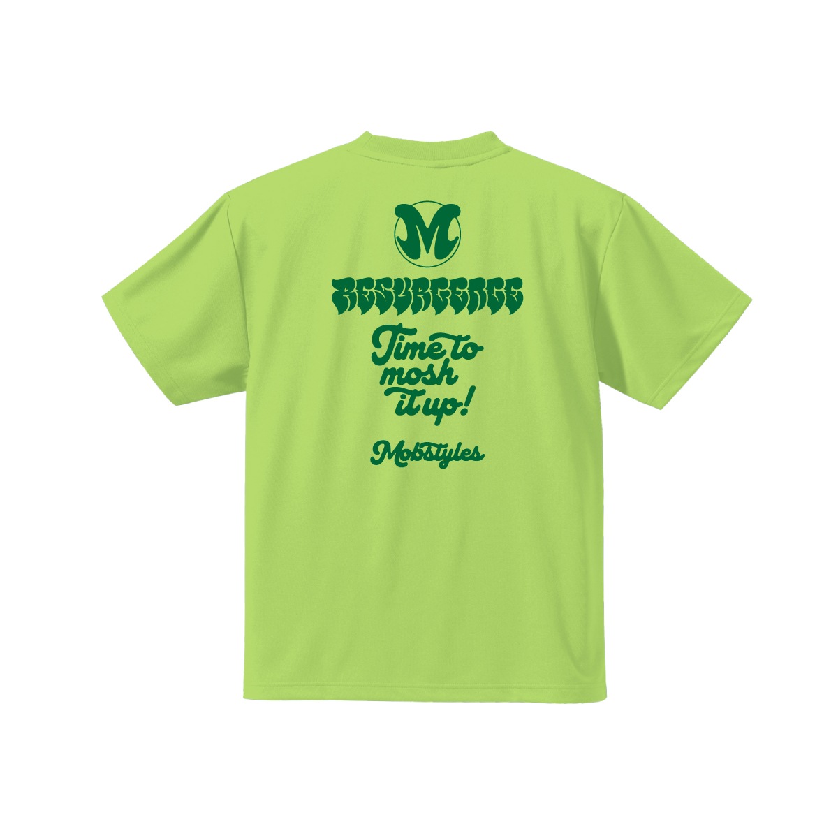 RESURGENCE DRY Tee BRIGHT GREEN | T-Shirts | MOBSTYLES WEB STORE