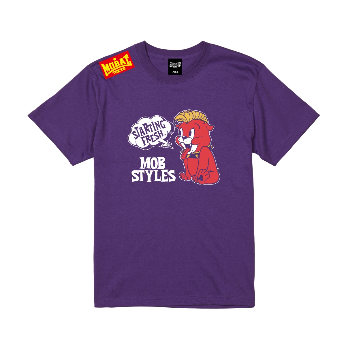 STARTING FLESH DRY Tee Purple