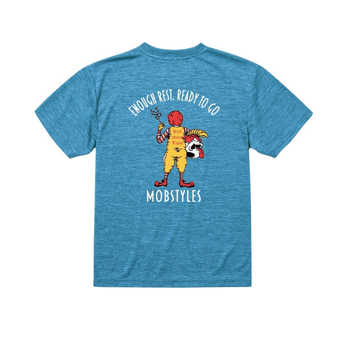 READY TO GO DRY Tee Heather Blue
