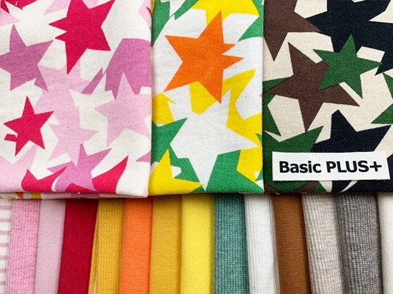 40/20ミニ裏毛 スターカモフラージュ柄 ミリタリーグリーン | スター