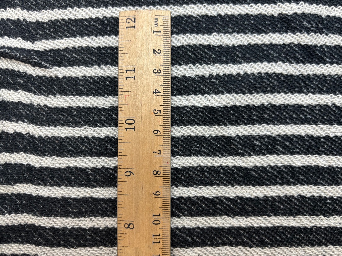 グレー系ボーダー　裏毛ニット グレー系ボーダー 裏毛ニット ボーダー裏毛トレーナー(130~160)(130cm