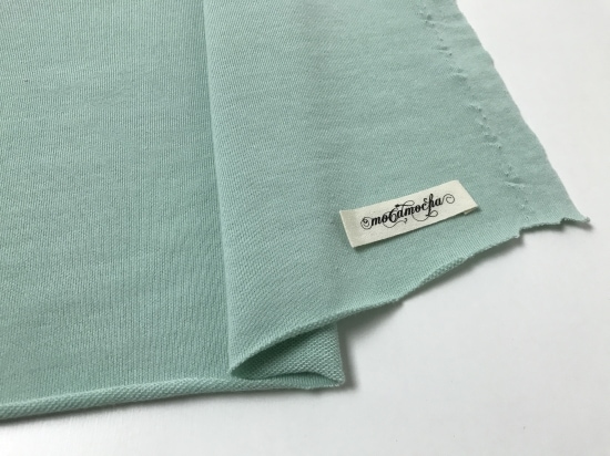 40/20ミニ裏毛ニット ミント | 全てのアイテム | オリジナルニット生地