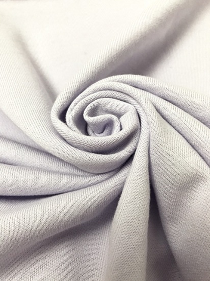 パン柄　裏毛ニット 40/10裏毛ニット さくらんぼ柄スモーキーピンク×レッド | 全ての