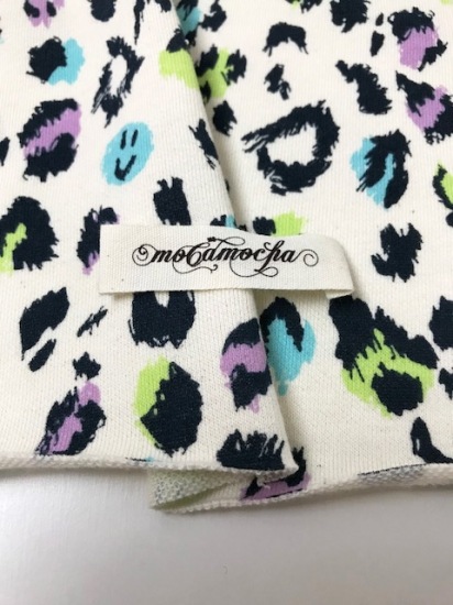 40/20ミニ裏毛ニット スマイリーレオパード柄モンスター | 全ての