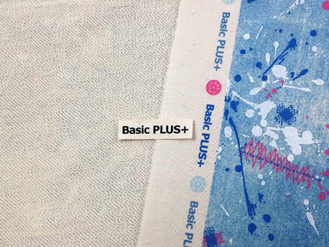 40/10裏毛ニット デニムスプラッシュ柄 サックス | 全てのアイテム