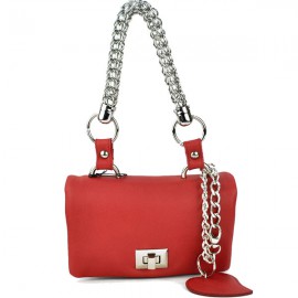 在庫一掃セール イタリア バッグ・インポート バッグ BECATO レザーバッグ　赤|イタリアバッグ