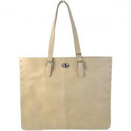 在庫一掃セール イタリア バッグ・インポート バッグ BECATO ショルダーバッグ　A4　ベージュ|イタリアバッグ