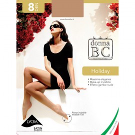 イタリア インポート ストッキング BC DONNA HOLIDAY 8デニール透明ストッキング　2色|BC CALZE|ブランド別・ストッキングブランド