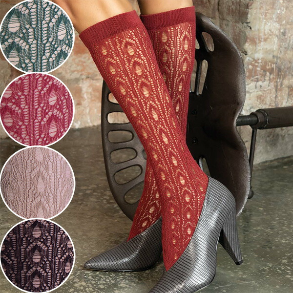 イタリア インポート 柄ニーハイタイツ TRASPARENZE PERSUASION 2WAY柄