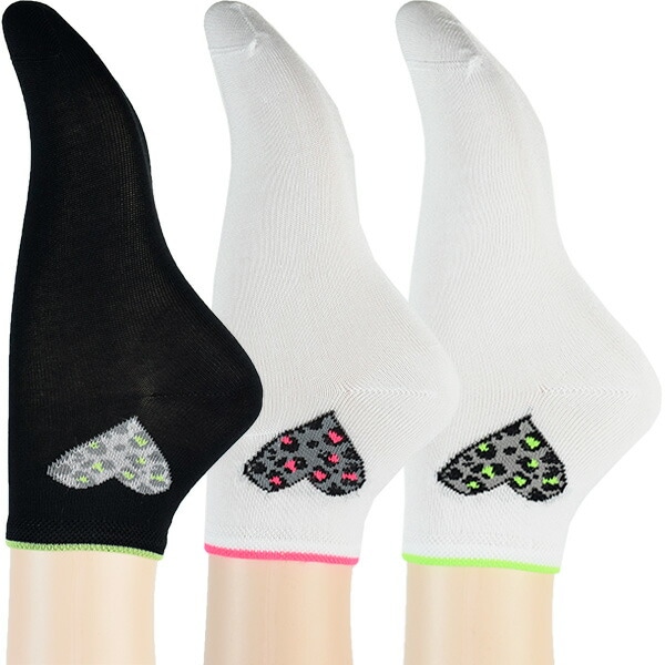 イタリア インポート ブランド 柄ソックス SCOPRI WATERMELON アニマル・ハート柄コットンソックス 3色