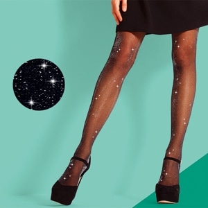 イタリア インポート ブランド ラメストッキング BC DONNA LUREX 20 ラメストッキング 黒|BC CALZE|ブランド別・ストッキングブランド