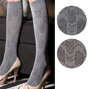 NEW・新作 イタリア インポート ブランド 柄ニーハイタイツ TRASPARENZE TAIPEI コットン混ツイード柄ニーハイタイツ 2色|TRASPARENZE|ブランド別・ストッキングブランド