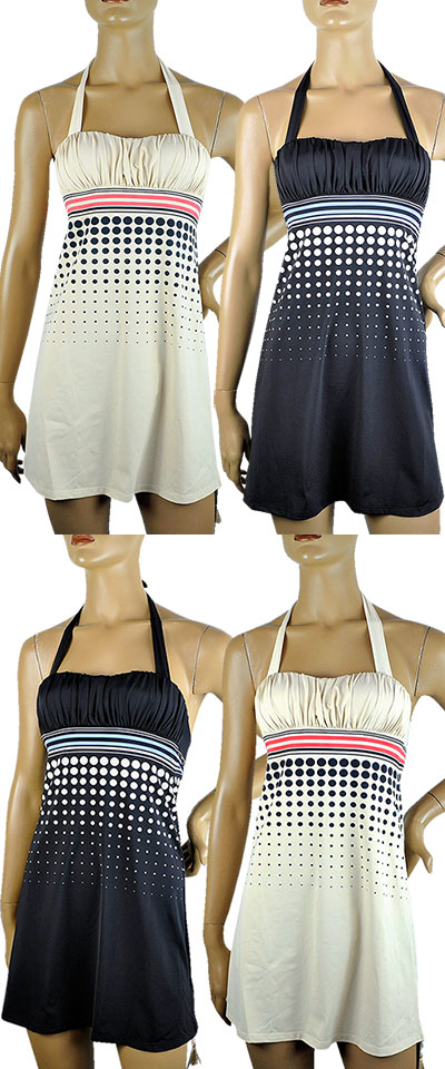 在庫一掃セール  インポート ワンピース PRELUDE YFQ1 カバーワンピース アイボリー 黒 