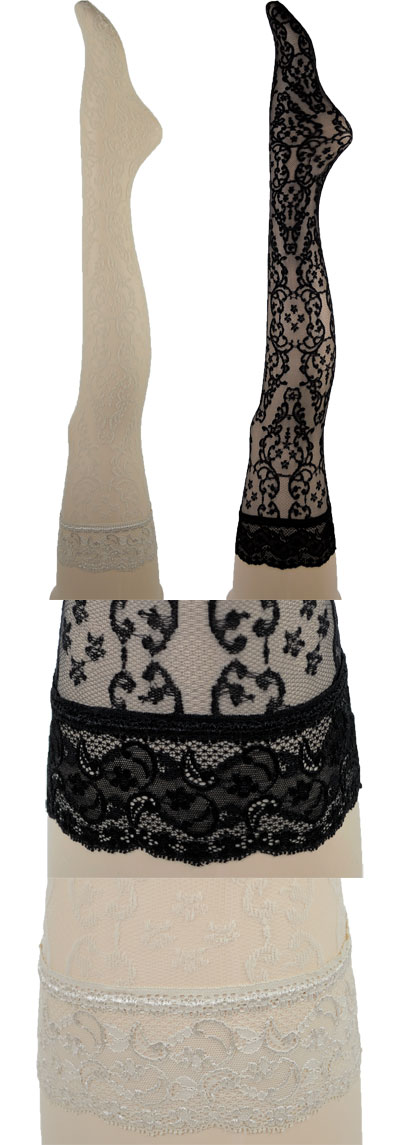 インポート ガーターストッキング OROBLU ASHLEY レースガーターストッキング