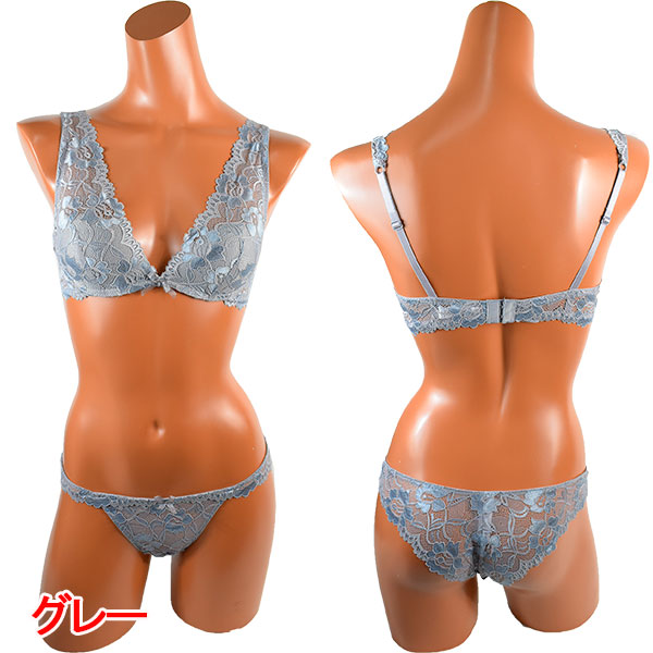 在庫一掃セール イタリアインポートランジェリー LOVE&BRA 18098 レースブラレット・ショーツセット　2色