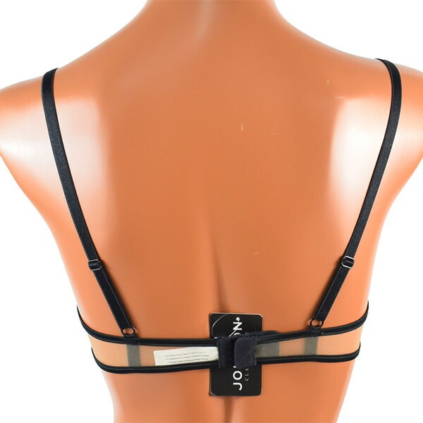 イタリア インポート ブランド ランジェリー JOLIDON S2276 シースルー刺繍ノーパッドブラ 黒