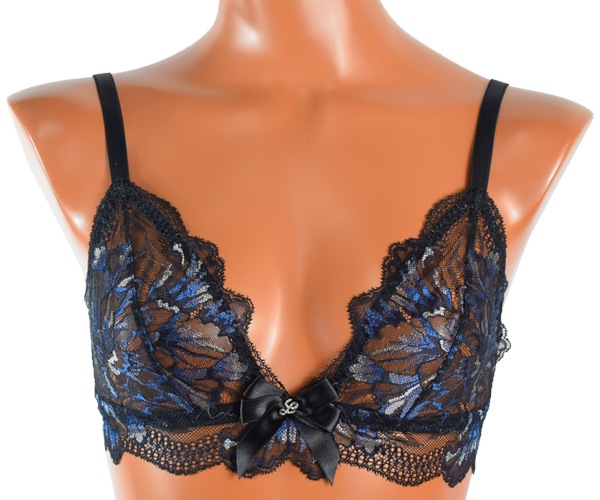 イタリアインポートランジェリー LEILIEVE GLAMOUR レーストライアングルブラ・ミニtバックショーツセット 3色