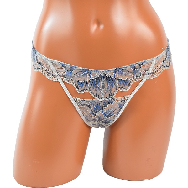 イタリアインポートランジェリー LEILIEVE GLAMOUR レーストライアングルブラ・ミニtバックショーツセット 3色