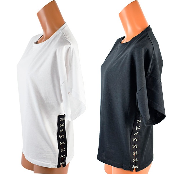 イタリアインポートカットソー JADEA 4164 コットン着物スリーブカットソー　2色