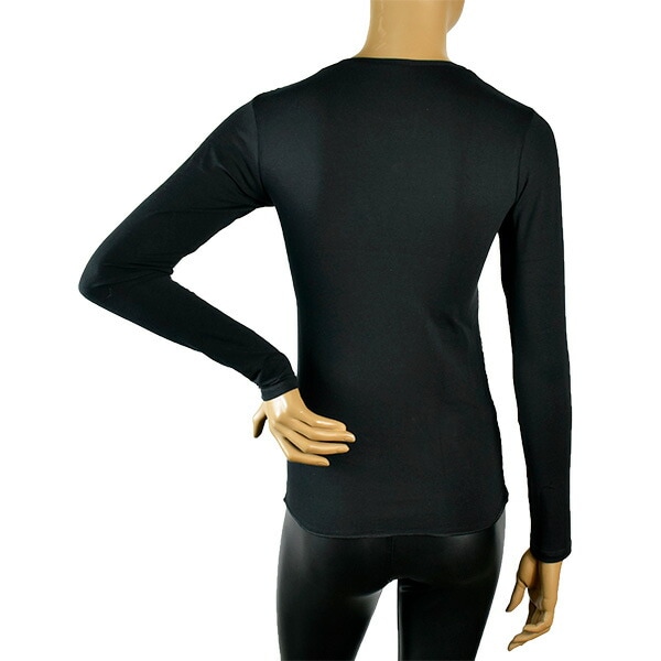 イタリアブランドカットソー JADEA 4450 スパンコール刺しゅうカットソー　黒