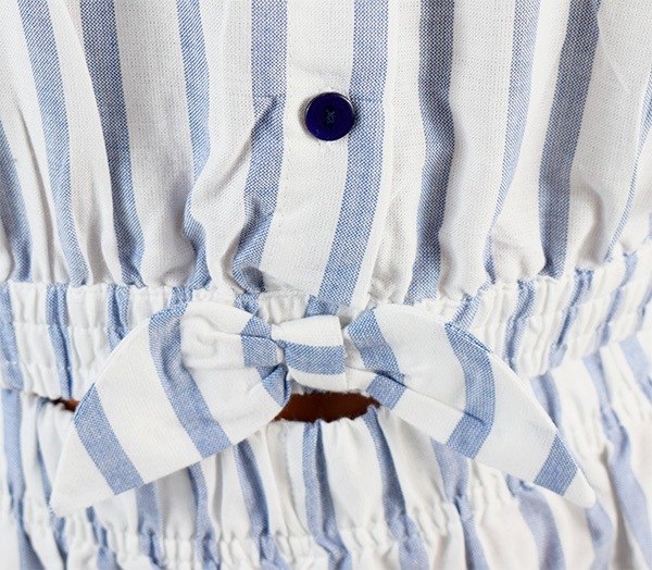 ★在庫一掃セール★イタリアインポートパジャマ NOTTINGHAM 33556 オフショルダーコットンパジャマ　ブルー・白