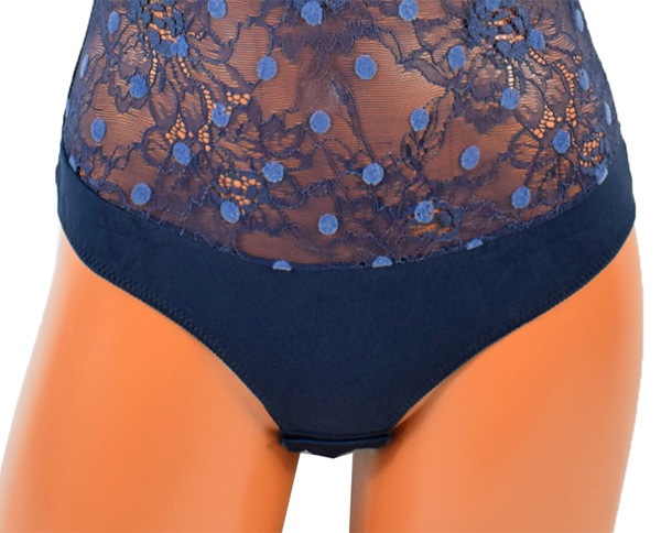 イタリアインポートランジェリー JADEA 4258 レース切替ボディー 2色