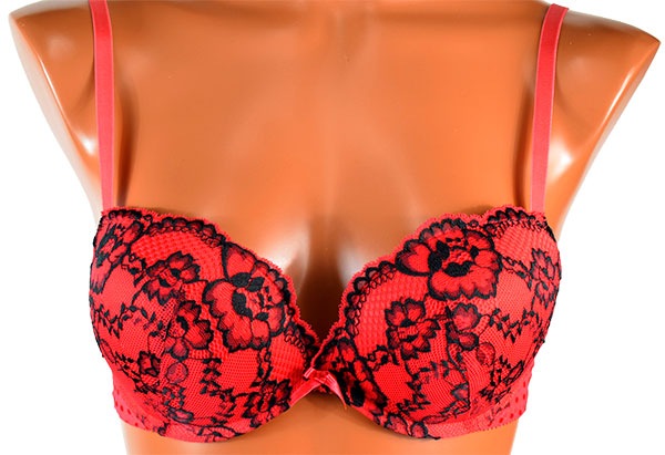 イタリアインポートランジェリー SieLEI 6668 レーススーパープッシュアップブラ・ブラジリアンタンガセット 3色