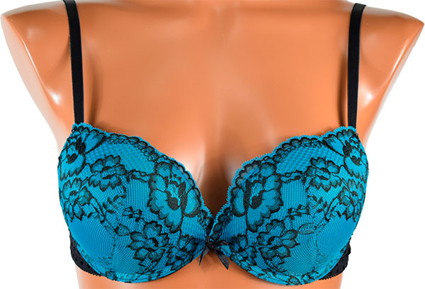 イタリアインポートランジェリー SieLEI 6668 レーススーパープッシュアップブラ・ブラジリアンタンガセット 3色