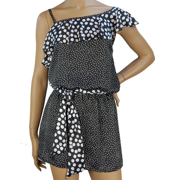 在庫一掃セール 春夏 インポート チュニック RINASCIMENTO アシンメトリーラインチュニック