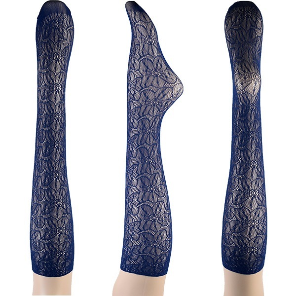 NEW・新作 イタリア インポート ブランド 柄ニーハイソックス TRASPARENZE COMPASS ROSE 網ニーハイソックス 5色