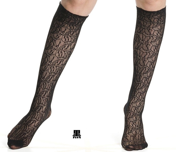 NEW・新作 イタリア インポート ブランド 柄ニーハイソックス TRASPARENZE COMPASS ROSE 網ニーハイソックス 5色