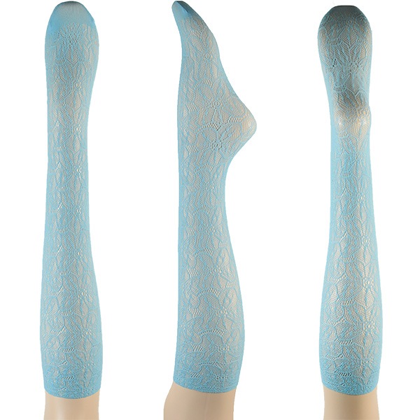 NEW・新作 イタリア インポート ブランド 柄ニーハイソックス TRASPARENZE COMPASS ROSE 網ニーハイソックス 5色