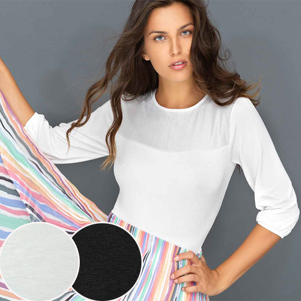 在庫一掃セール SALE 春夏大きいサイズ有イタリアブランドカットソー PRIMA CLASSE 33515 切替カットソー　2色