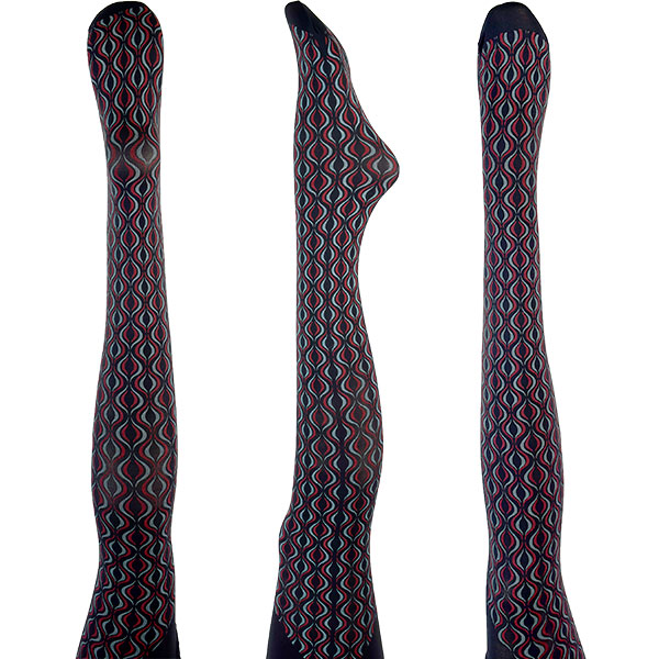 イタリア インポート 高級ブランド 柄タイツ OROBLU 60周年記念 HISTORY TIGHTS コレクション 1969 柄タイツ