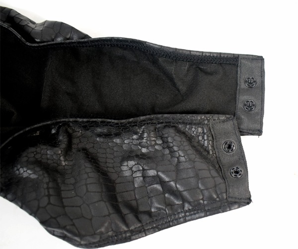 イタリアインポートカットソー LOVE AND BRA 39358 アニマル柄ボディーカットソー　黒