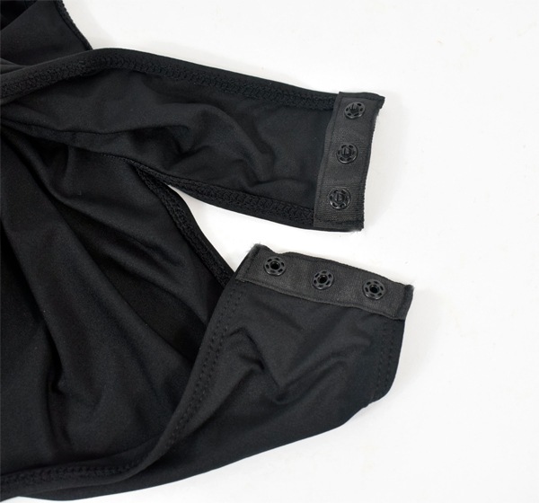 イタリアインポートカットソー LOVE AND BRA 39359 花柄レース切替ボディーカットソー 黒