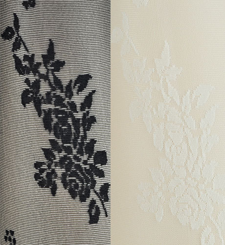 柄ストッキング LEVANTE E551 バラ柄ストッキング