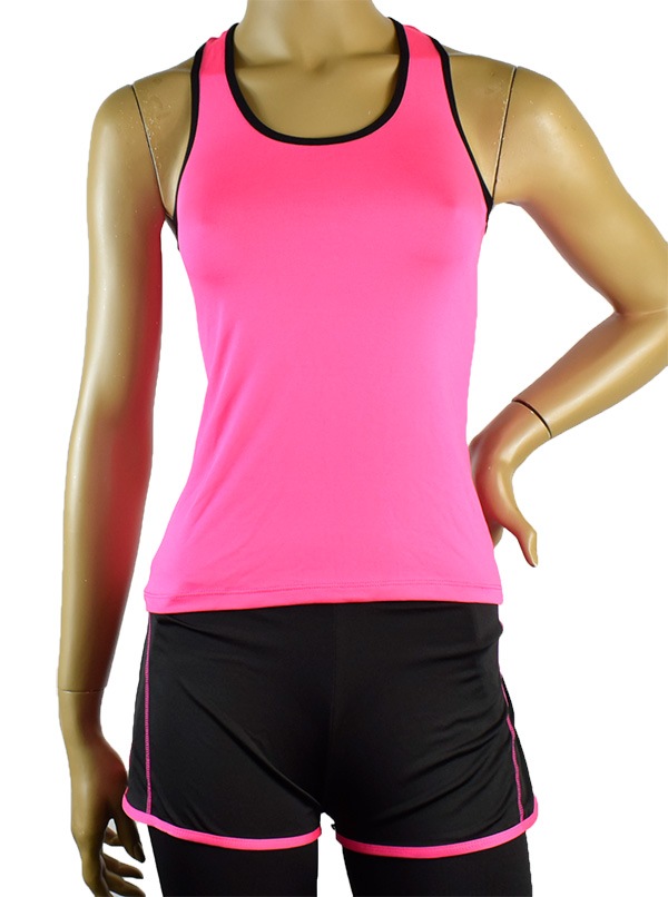 イタリアインポートフィットネスウェアLOVE&BRA 21896 スポーツウェアレギンス・トップセット　2色