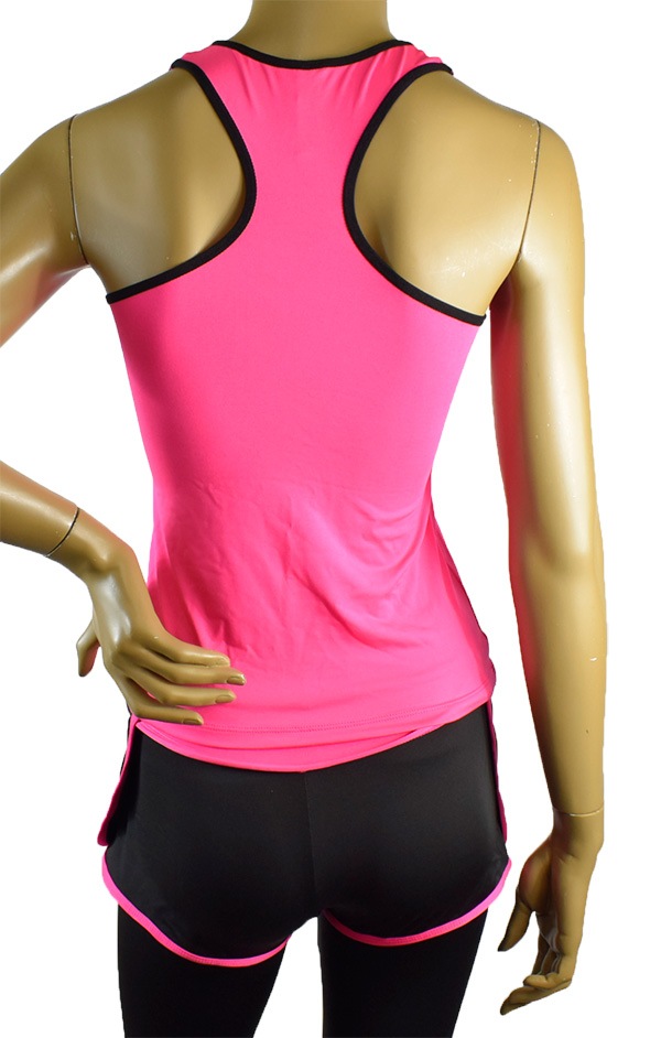 イタリアインポートフィットネスウェアLOVE&BRA 21896 スポーツウェアレギンス・トップセット　2色