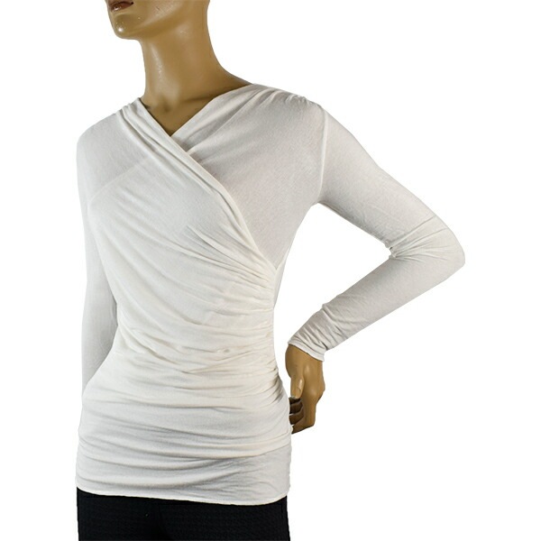 イタリアインポートカットソー SUBLYME 1444 カシミアブレンドVネックカットソー 3色