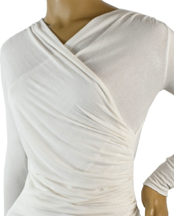 イタリアインポートカットソー SUBLYME 1444 カシミアブレンドVネックカットソー 3色