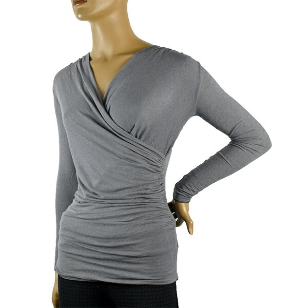 イタリアインポートカットソー SUBLYME 1444 カシミアブレンドVネックカットソー 3色