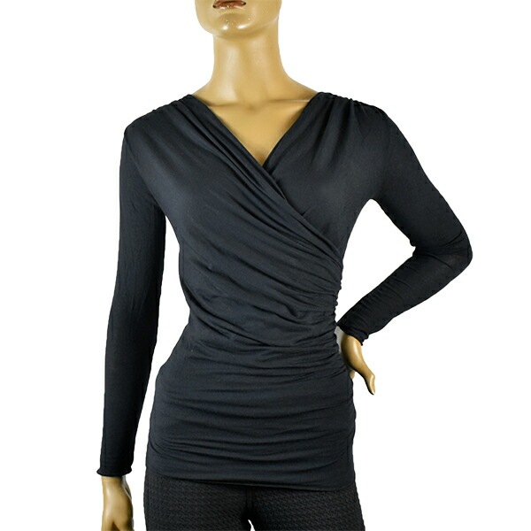 イタリアインポートカットソー SUBLYME 1444 カシミアブレンドVネックカットソー 3色