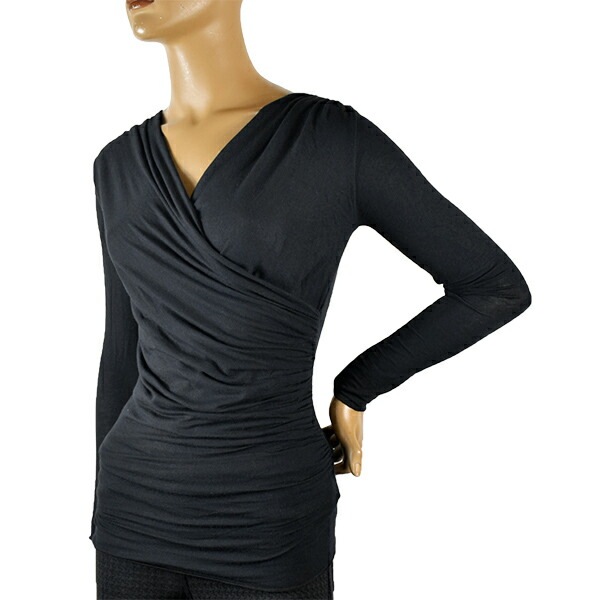 イタリアインポートカットソー SUBLYME 1444 カシミアブレンドVネックカットソー 3色