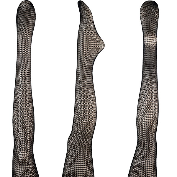 イタリア インポート ブランド 網タイツ BC DONNA DIXIE 幾何学柄網タイツ　黒