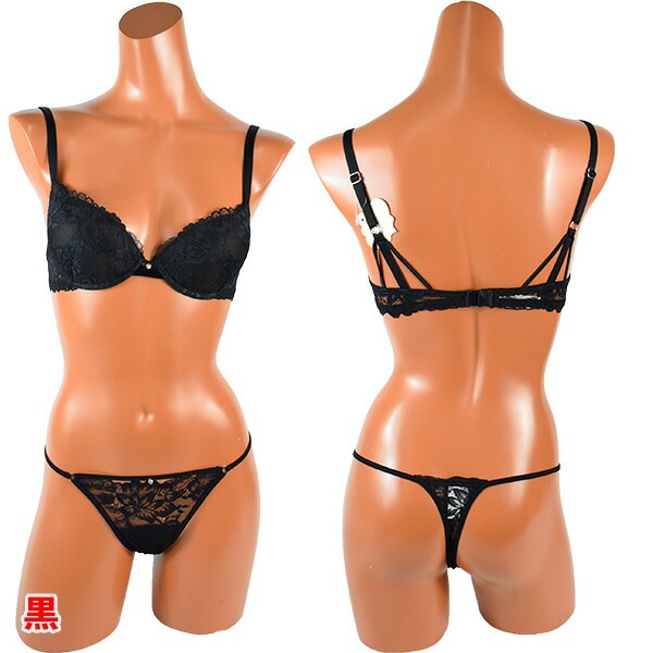 イタリア インポート ブランド ランジェリー LEILIEVE TEMPTATION プッシュアップブラ・ミニtバックショーツセット 3色