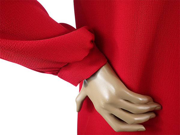 在庫一掃セール SALE 秋冬イタリア インポート ブランド ブラウス ELEONORA AMADEI デザインブラウス 赤