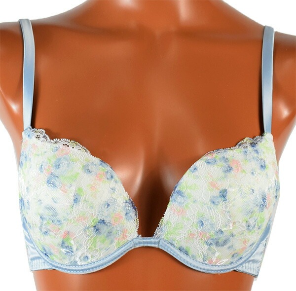 イタリア インポート ブランド ランジェリー LOVE&BRA 60395 花柄プッシュアップブラ・ブラジリアンタンガセット 2色