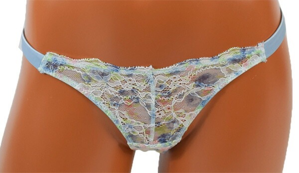 イタリア インポート ブランド ランジェリー LOVE&BRA 60395 花柄プッシュアップブラ・ブラジリアンタンガセット 2色